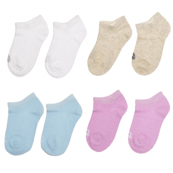 Σετ από 4 ζευγάρια κάλτσες, πολύχρωμα Benetton 238018 