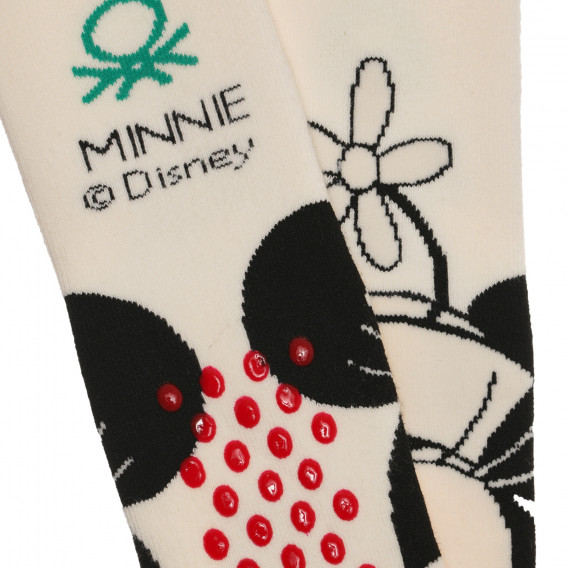 Κάλτσες με απλικέ Minnie Mouse Benetton 238066 2