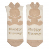 Σετ από δύο ζευγάρια καλτσών Happy Bunny Benetton 238160 2