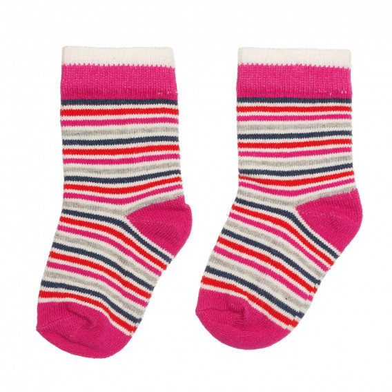Σετ από τρία ζευγάρια παιδικές κάλτσες, πολύχρωμα Benetton 238189 5