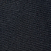 Κοντή φούστα τζιν με δαντέλα, μαύρη Sisley 238289 2