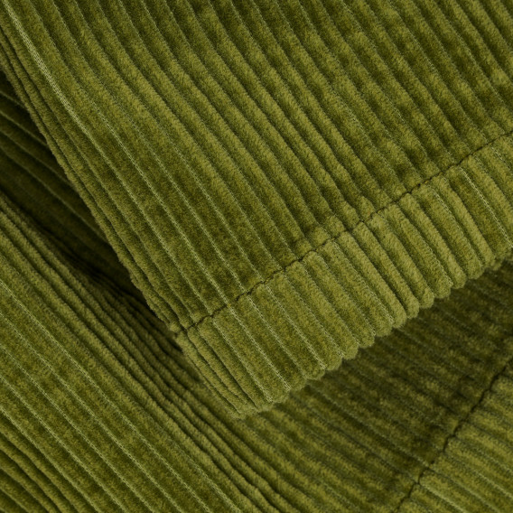Βαμβακερή φούστα τζιν με ελαστική μέση σε χρυσό, πράσινη Benetton 238313 3