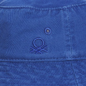 Καπέλο τζιν με το λογότυπο της μάρκας, ανοιχτό μπλε Benetton 238422 2