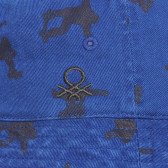 Καπέλο τζιν με γραφικά και λογότυπο μάρκας, σκούρο μπλε Benetton 238424 2