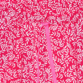 Βαμβακερή σαλοπέτα με λουλούδια μοτίβα, ροζ Benetton 238542 2