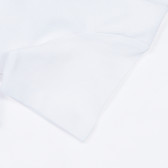 Μπλουζάκι από οργανικό βαμβάκι με γραφικό σχέδιο για ένα μωρό, λευκό χρώμα Name it 238903 2