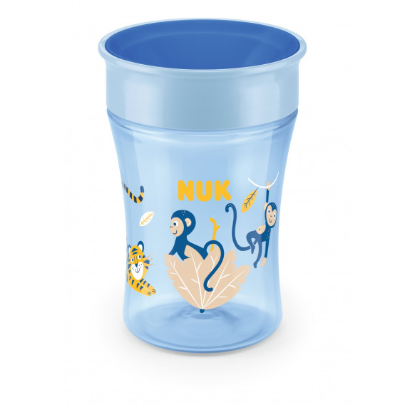 Κύπελλο πολυπροπυλενίου, Evolution Magic, μπλε με μαϊμού, 230 ml. NUK 238922 2