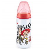 Μπουκάλι πολυπροπυλενίου First Choice Toy Story με πιπίλα 6-18 μηνών, 300 ml, κόκκινο NUK 239074 7