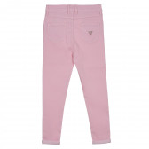 Παντελόνι με διπλωμένα μποτζάκια, ροζ Guess 239088 4