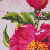 Σορτς με σούφρες και floral τύπωμα, ροζ Guess 239114 3