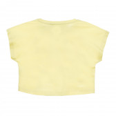 Αμάνικη μπλούζα από οργανικό βαμβάκι με τύπωμα, κίτρινη Name it 239163 2