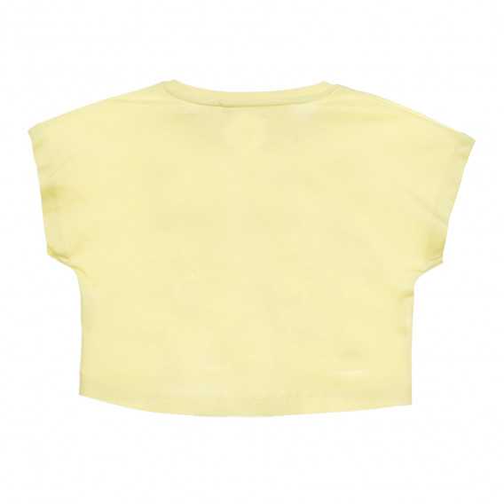 Αμάνικη μπλούζα από οργανικό βαμβάκι με τύπωμα, κίτρινη Name it 239163 2