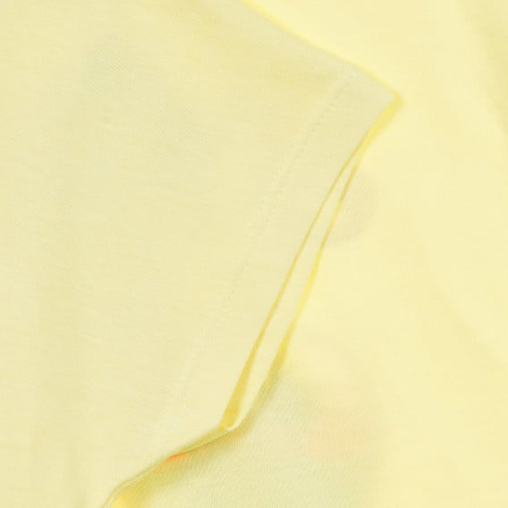 Αμάνικη μπλούζα από οργανικό βαμβάκι με τύπωμα, κίτρινη Name it 239164 3