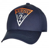 Βαμβακερό καπέλο με γείσο, μπλε Guess 239234 2
