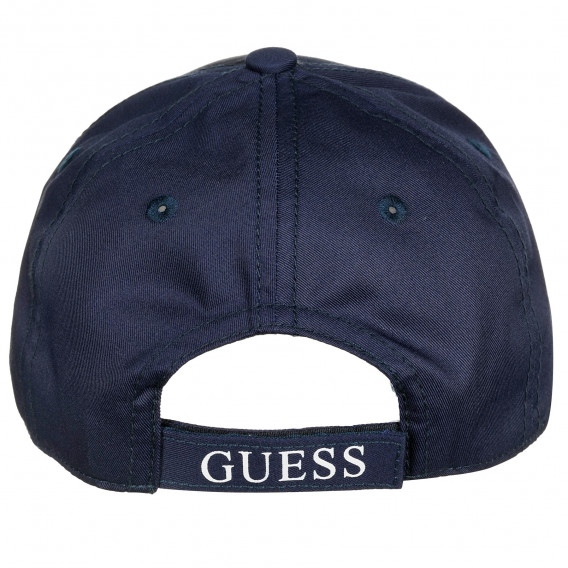 Βαμβακερό καπέλο με γείσο, μπλε Guess 239235 3