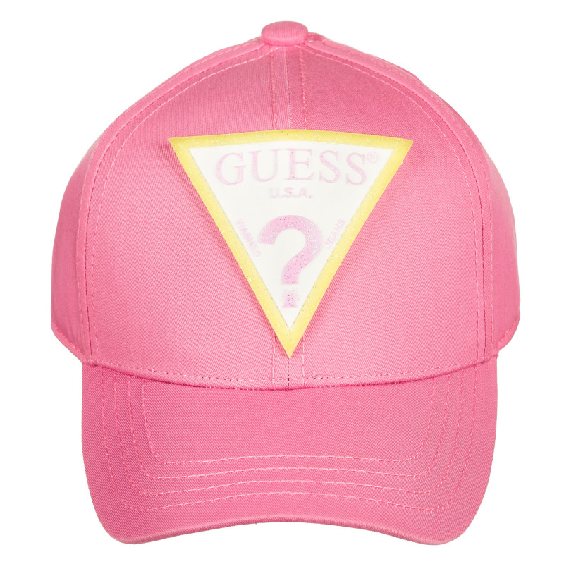 Βαμβακερό καπέλο με γείσο, ροζ  239245