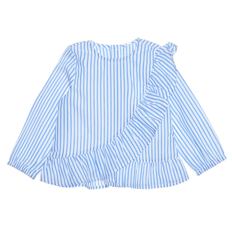 Μακρυμάνικη μπλούζα σε μπλε και άσπρες ρίγες για ένα μωρό  239377