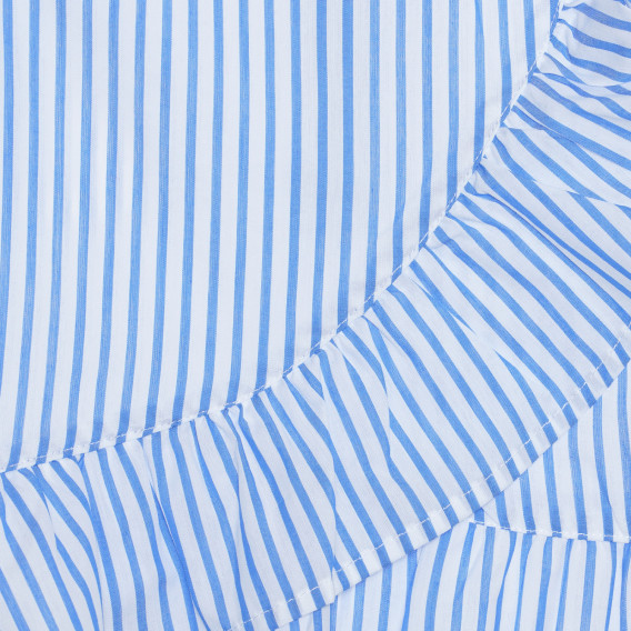 Μακρυμάνικη μπλούζα σε μπλε και άσπρες ρίγες για ένα μωρό Idexe 239380 3