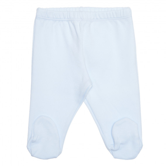 Βαμβακερό παντελόνι για μωρά, ανοιχτό μπλε Idexe 239397 