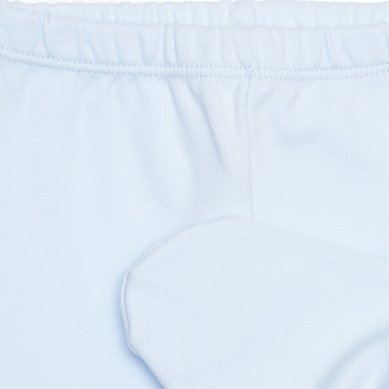 Βαμβακερό παντελόνι για μωρά, ανοιχτό μπλε Idexe 239398 2