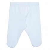 Βαμβακερό παντελόνι για μωρά, ανοιχτό μπλε Idexe 239399 4