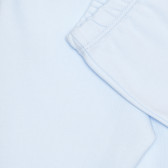 Βαμβακερό παντελόνι για μωρά, ανοιχτό μπλε Idexe 239400 3