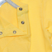 Βαμβακερή μπλούζα με τύπωμα για ένα μωρό σε κίτρινο χρώμα Idexe 239415 3