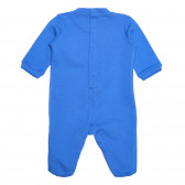 Βαμβακερό φορμάκι με τύπωμα φάλαινας για μωρό, μπλε Idexe 239461 4
