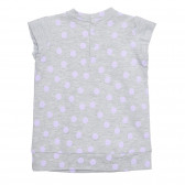 Βαμβακερή μπλούζα με τύπωμα φιγούρα για μωρά, γκρι Idexe 239474 4