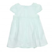 Κοντομάνικο φόρεμα με βολάν για ένα μωρό, ανοιχτό πράσινο Idexe 239478 4