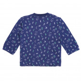 Βαμβακερή μπλούζα και παντελόνι σε μπλε και γκρι χρώμα Idexe 239491 4