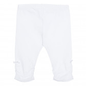 Σετ βαμβακερό μπλουζάκι και παντελόνι μωρού, λευκό Idexe 239500 7