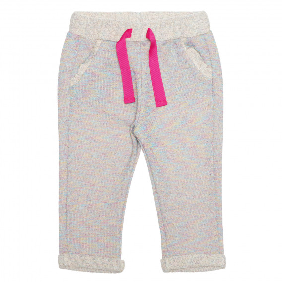 Παντελόνι με ροζ κορδόνια για ένα μωρό, πολύχρωμα Idexe 239517 