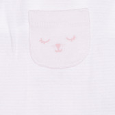 Βαμβακερό φορμάκι με ιμάντες για ένα μωρό, σε ροζ χρώμα Idexe 239534 2