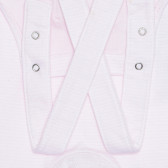 Βαμβακερό φορμάκι με ιμάντες για ένα μωρό, σε ροζ χρώμα Idexe 239535 3