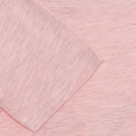 Βαμβακερό μπλουζάκι με τύπωμα δεινοσαύρων, ροζ Idexe 239554 2