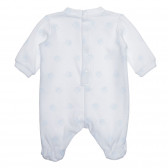 Βαμβακερό φορμάκι με γραφικό σχέδιο για ένα μωρό, σε λευκό χρώμα Idexe 239557 4