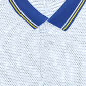 Βαμβακερό μπλουζάκι με μπλε τόνους, σε λευκό Idexe 239571 3