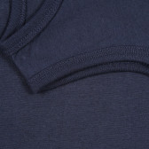 Βαμβακερή μπλούζα με τύπωμα δεινοσαύρων για μωρό, σκούρο μπλε Idexe 239689 3