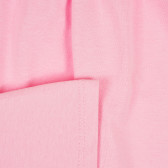 Βαμβακερό μπλουζάκι με εντυπωσιακά μανίκια, ροζ Idexe 239707 2