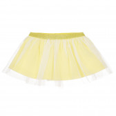 Βαμβακερή φούστα με τούλι για μωρό, κίτρινο Idexe 239730 