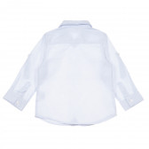 Βαμβακερό πουκάμισο με εικονική εκτύπωση για μωρό, μπλε Idexe 239755 4