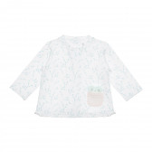 Βαμβακερή μπλούζα για ένα μωρό με διακόσμηση καρδιάς, πολύχρωμη Idexe 239882 