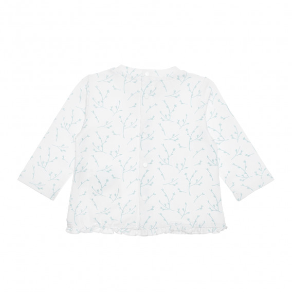 Βαμβακερή μπλούζα για ένα μωρό με διακόσμηση καρδιάς, πολύχρωμη Idexe 239884 3