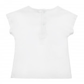 Μπλουζάκι από βαμβάκι Rainbow για μωρό, λευκό Idexe 239887 2