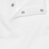 Μπλουζάκι από βαμβάκι Rainbow για μωρό, λευκό Idexe 239888 3