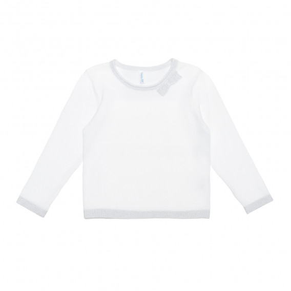 Βαμβακερή μπλούζα με λαμπερές λεπτομέρειες για ένα μωρό Idexe 240231 