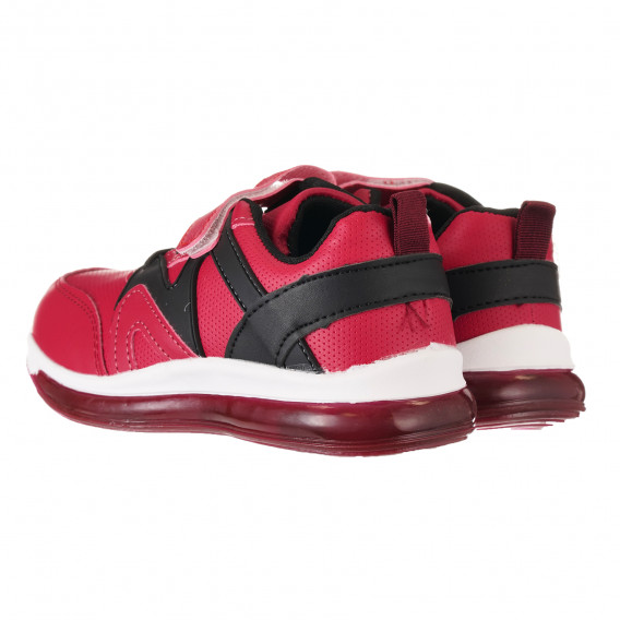 Αθλητικά παπούτσια με μαύρες πινελιές, κόκκινα Star 240433 2