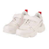 Αθλητικά παπούτσια σε λευκό χρώμα HYPE 240471 