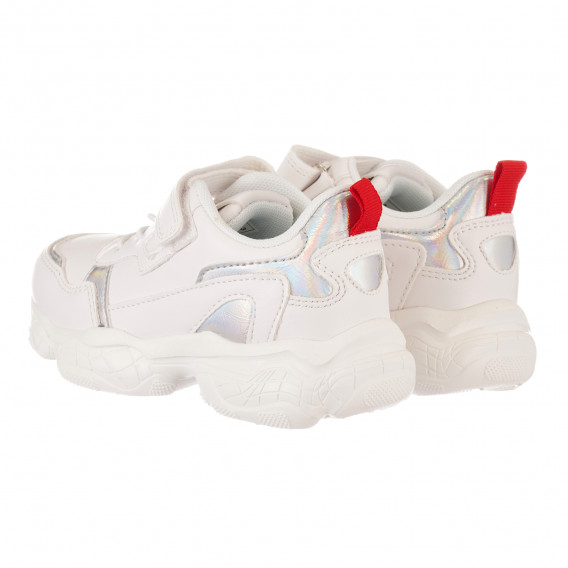 Αθλητικά παπούτσια σε λευκό χρώμα HYPE 240472 2